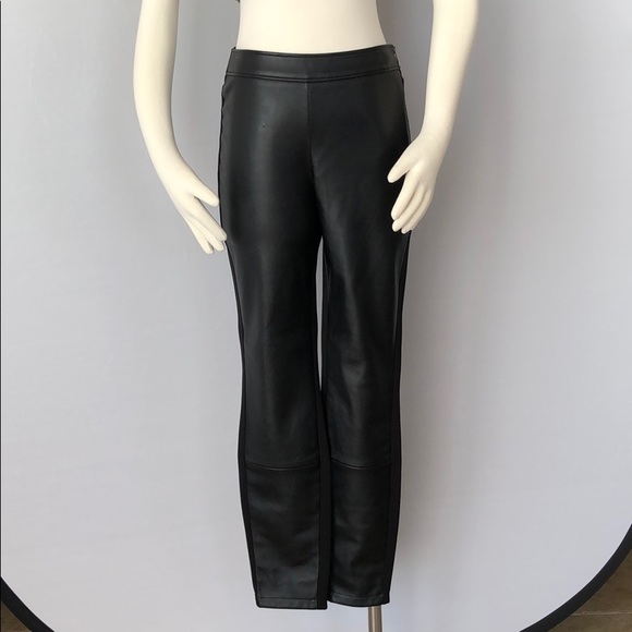 WHBM Vegan Leather Front Leggings Size 0 - Picture 5 of 15
